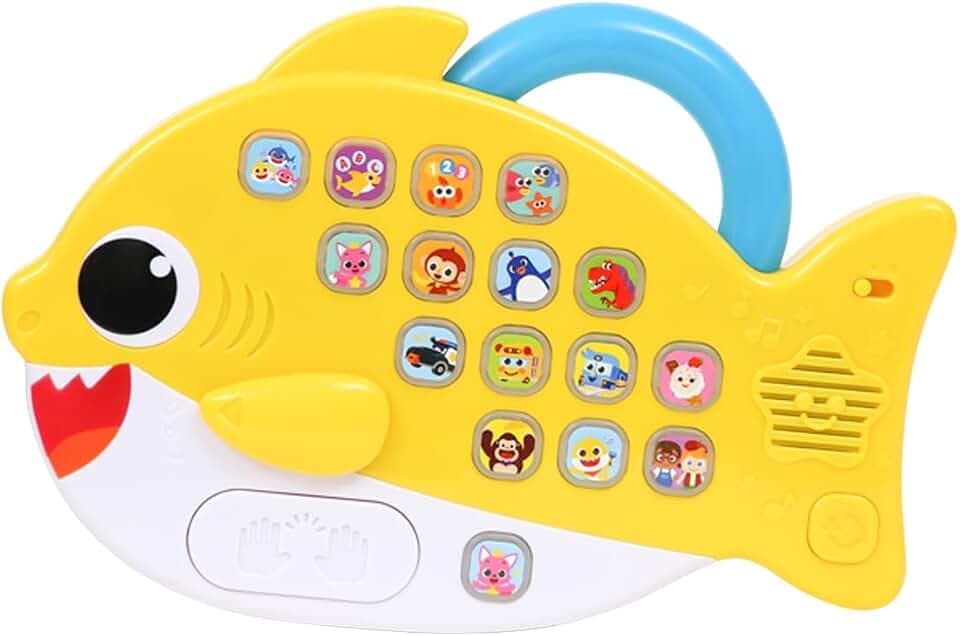 Baby Shark Melody Pad Sound Pad | Baby Shark Toys, Baby Shark Books | Learning & Education Toys | Interactive Baby Toys for Toddlers 1-3 | Gifts for Boys & Girls