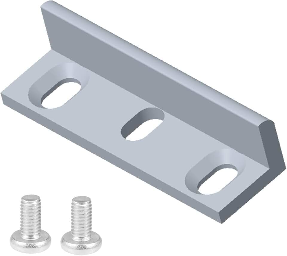 1 Stk Aufschraubstück Modell 24.100001103 40, 46 x 14 x 11.5 mm Verstellbar Schließbleche Austauschstück, mm Schraubenlochabstand Aufschraubstück für Standard-Schließblech, Qualitätsmetall