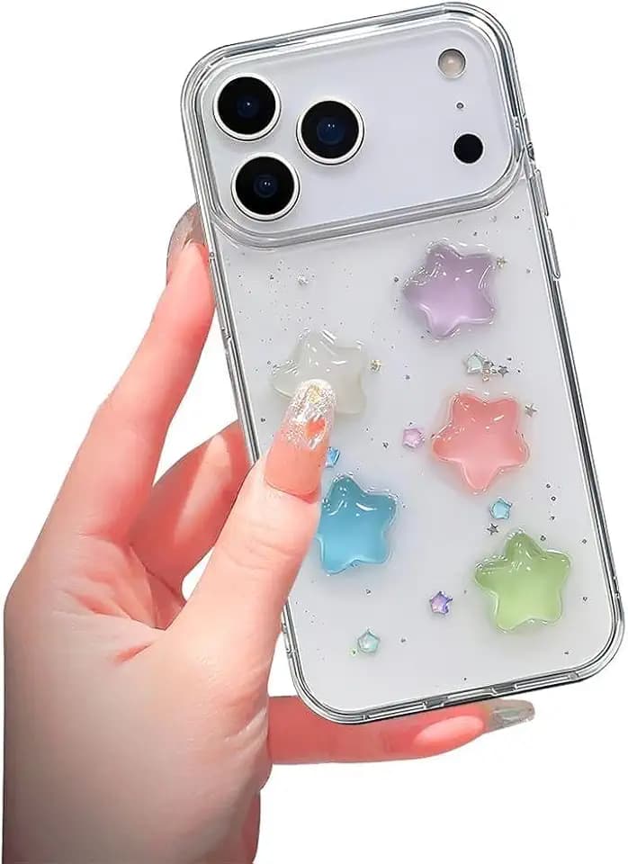 Compatible with iPhone 17 Pro Max /18 Pro Max Luminous Bling Case