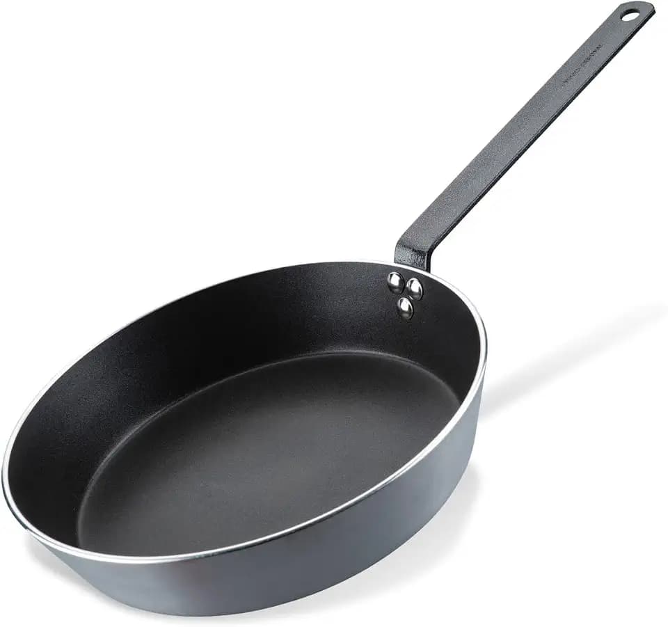 FMProfessional Resist Pfanne aus Aluminium 28 cm – Bratpfanne mit hochwertiger Antihaftbeschichtung – Geeignet für alle Herdarten (auch Induktion) – ca. 28,7 x 54,8 x 11,5 cm