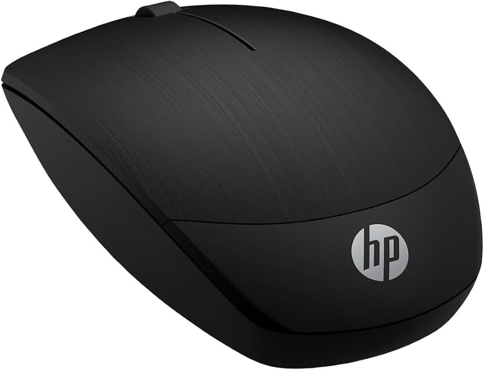 HP Wireless Maus X200 (USB-Dongle, bis zu 1600 DPI, lange Akkulaufzeit, Rechtshänder, Linkshänder) schwarz