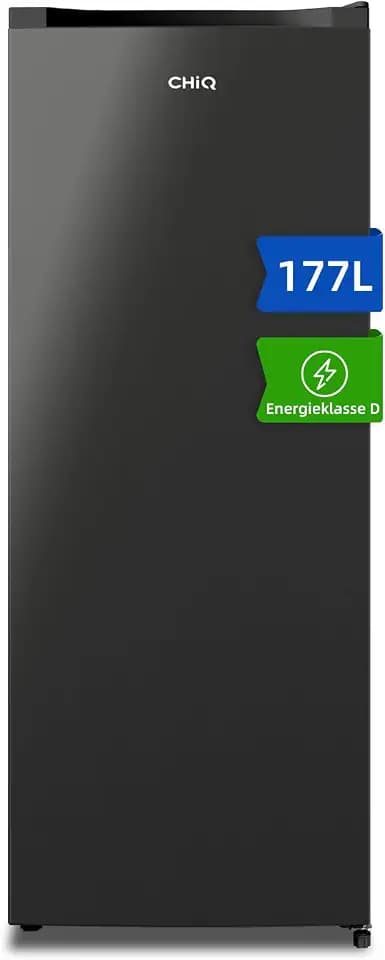 CHiQ Gefrierschrank, Tiefkühlschrank, 177L, 144cm H, 54cm B, EEK D