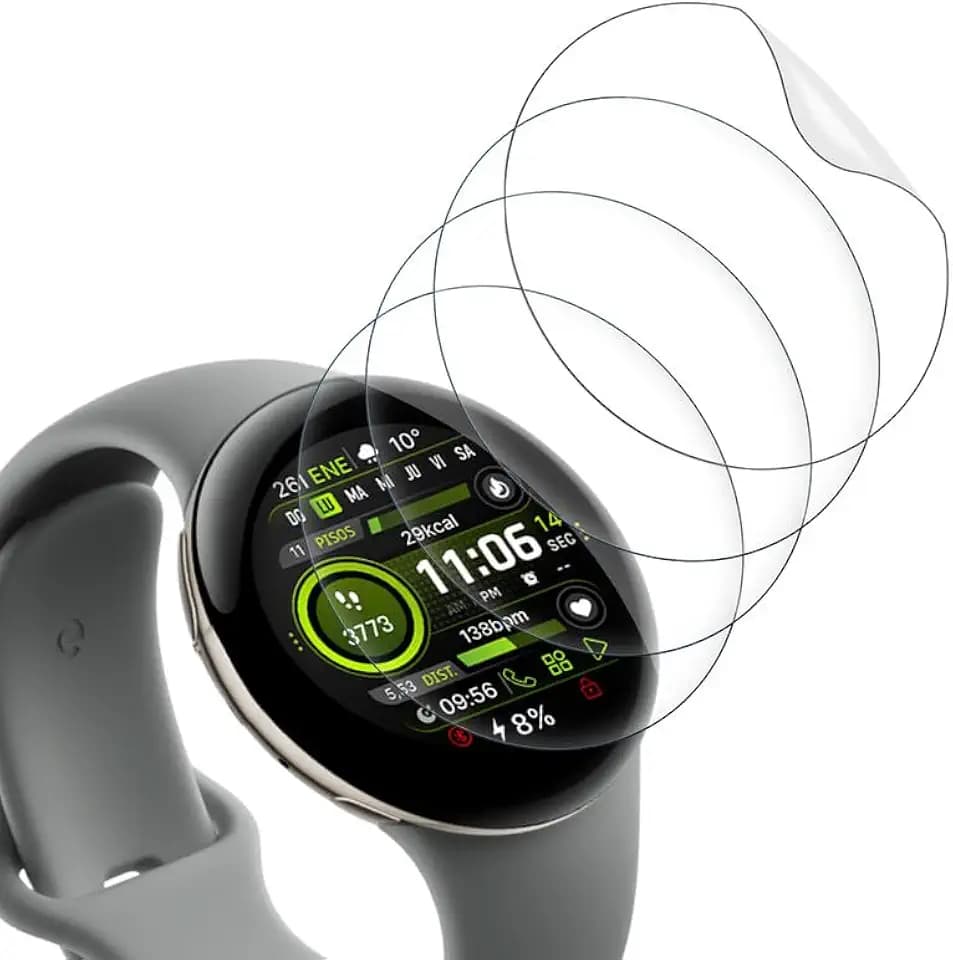[4 Stück Weiches TPU für Schutz Google Pixel Watch 4 45mm Schutz