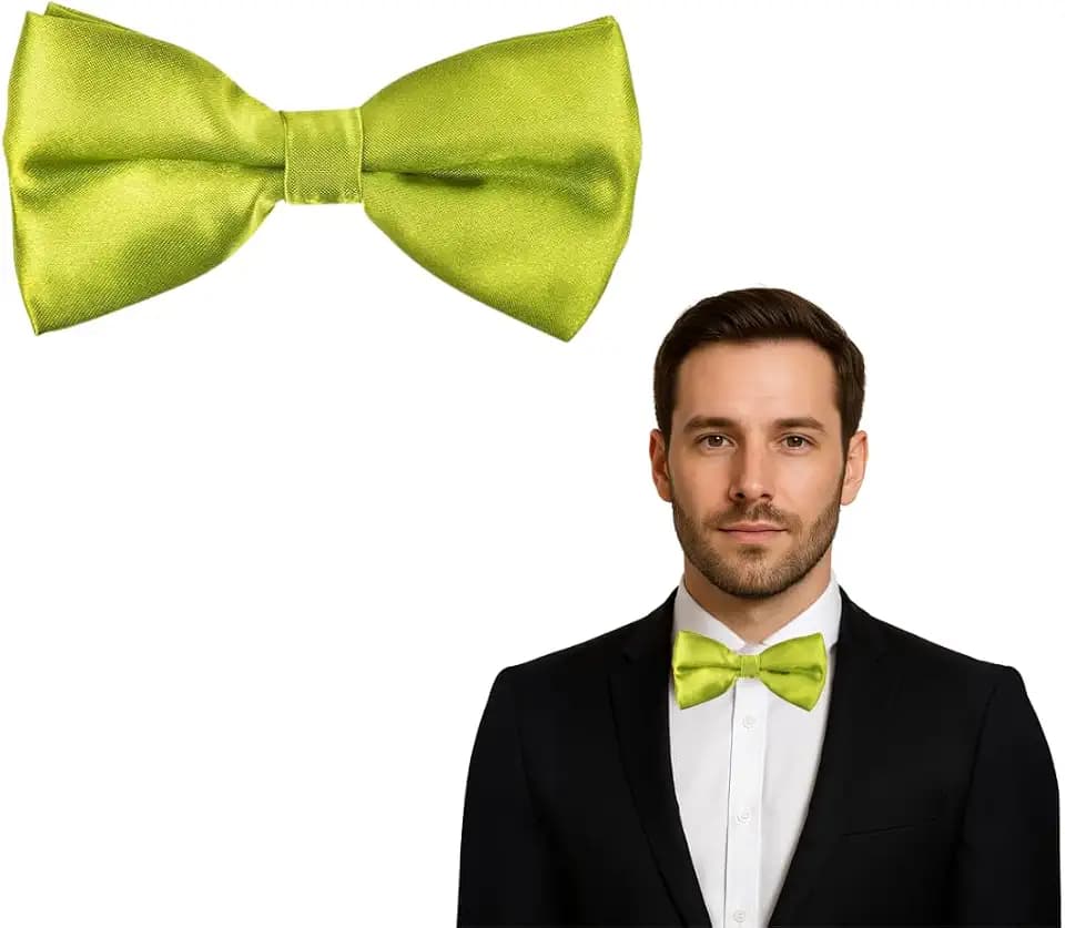 The Tie Co™ Herren-Fliege, verstellbar, zum Anklippen, vorgebundene Fliege für Hochzeit