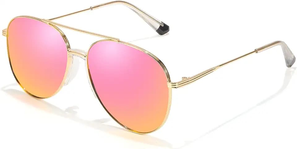 Myiaur Verhedderungsfreie Sonnenbrille für Damen Polarisiert mit UV400-Schutz Trendige Sonnenbrille für Outdoor Aktivitäten Fahren