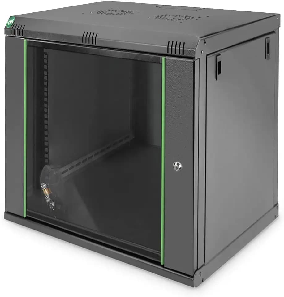 DIGITUS Netzwerkschrank – 19 Zoll 12HE – 450mm Tiefe – Dynamic Basic