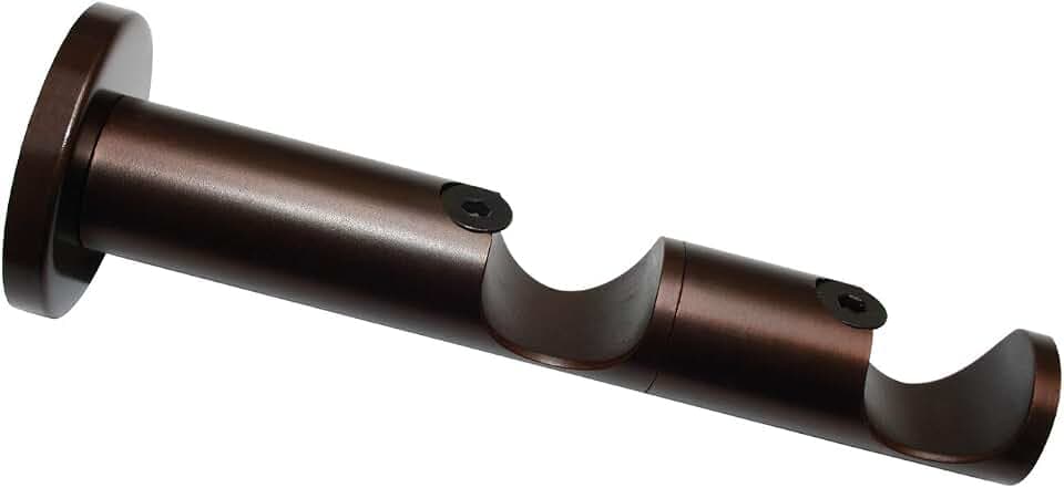 Gardinia 2-Lauf offen für 25/25 mm Bronze 8/6 cm 32560