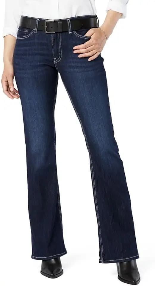 Levi Strauss Signature Gold Women's Mid Rise True Boot Jeans