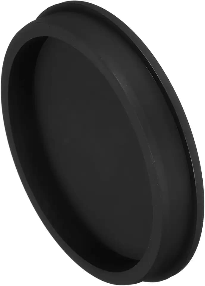 MECCANIXITY High Temp Silicone Plug Mount Dia 151.5mm/5.96 Inch T Shaped Rubber Stopper Hole Plugs for Powder Coating Plating Waterproof Sealing Plugs Black Pack of 1(OD 162mm/6.38 Inch)