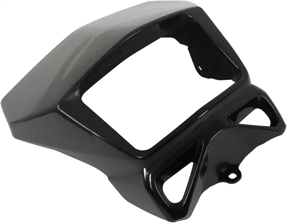 Silscvtt Black Headlight Cover Mask Replacement for Suzuki DR650SE 2002-2023 DR-Z400S 2002-2023 DR-Z400SM 2005-2023 DR200S 2015-2018 51811-29F50-019