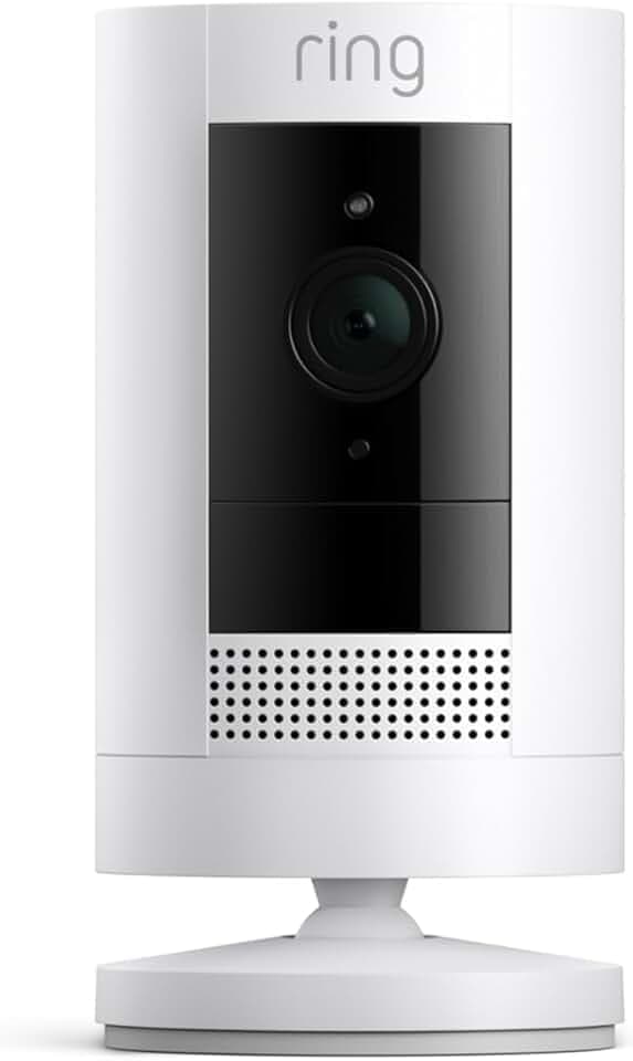 Ring Außenkamera Akku (Stick Up Cam Battery) | Überwachungskamera aussen mit 1080p-HD-Video, WLAN, witterungsbeständig, geeignet für dein Haus & Grundstück | Alexa-kompatible Sicherheitskamera