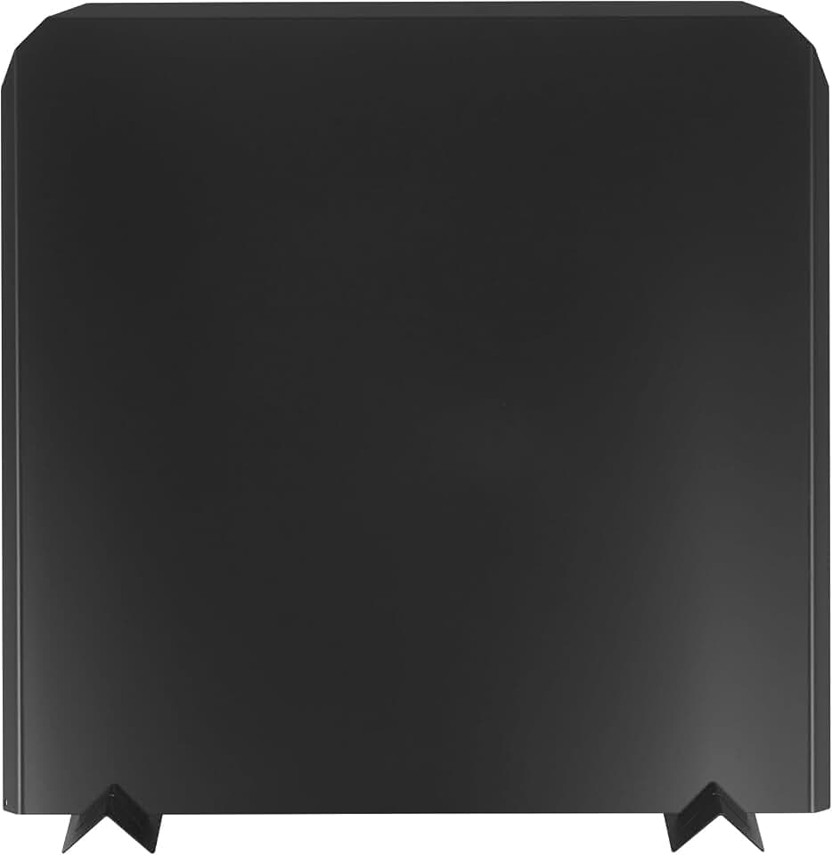 Firebacks for Fireplace-24 x 24" Stainless Steel Fireback with Feet