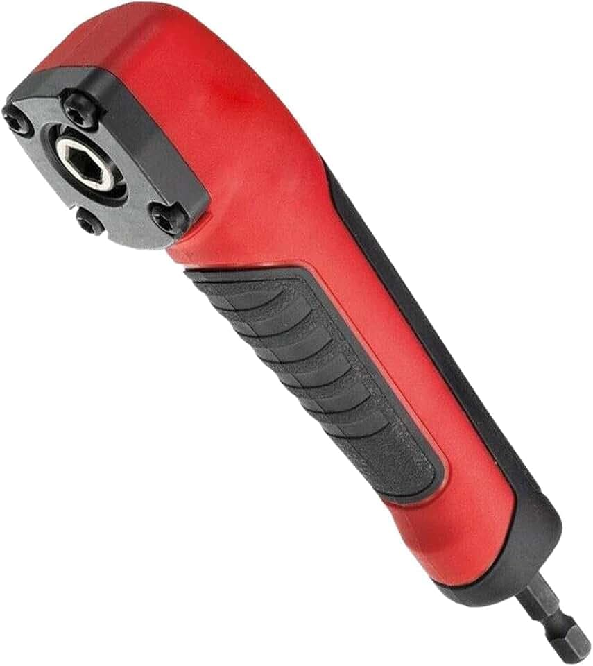 Rechtwinkliger Adapter, Rechtwinkliger Shockwave Adapter, Multifunktionaler Roter 90 Grad Schlagschrauber Bohradapter