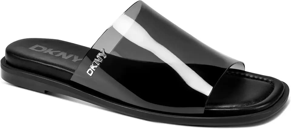 DKNY womens Cataline Sheer Flat Sandal