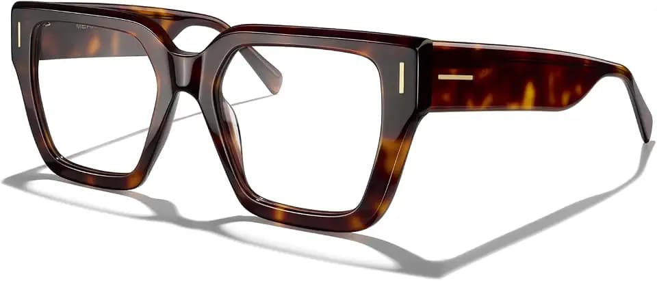 MERRY'S Hexagon Reading Glasses for Women Men S2569 - Blue Light Blocking