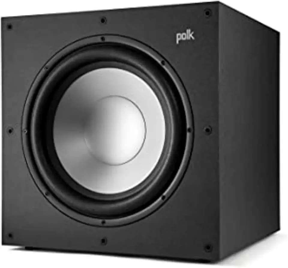 Polk Audio Monitor XT12 12" Powered Subwoofer, Deep Bass (Midnight Black)