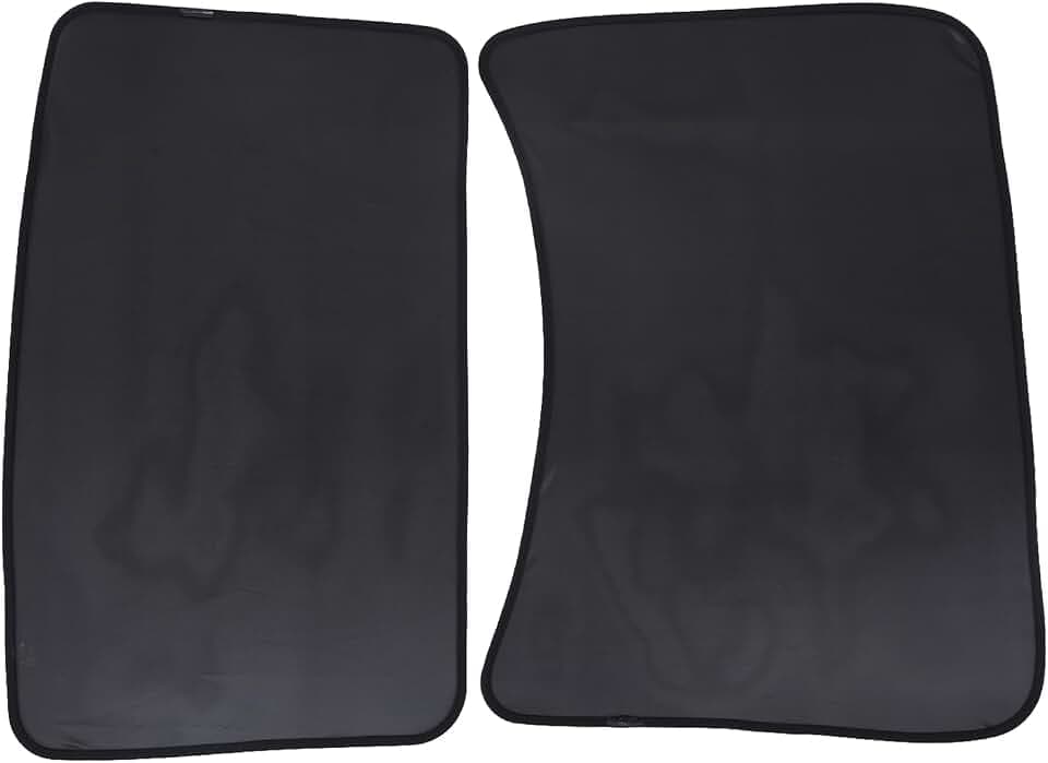 Sunroof Sunshade Breathable Mesh for Tesla Model 3 2024-2025 Accessories Roof Screen Mosquito Net UV Blocker Sun Protector Glare HeatShield Moonroof Mesh Net Car Roof Cover for Camping (Black)