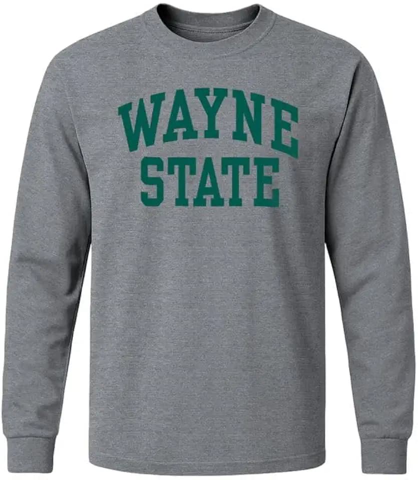Barnesmith Mens Classic - Cotton Long Sleeve T-Shirt with Classic Logo