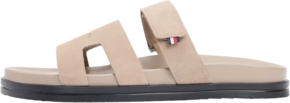 Tommy Hilfiger Herren Adjustable Premium Suede Sandal Fm0fm05774Flache Sandalen