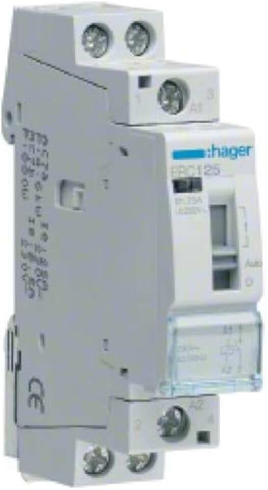 Hager Manuelle erc125 Schütz 25 A 1 NA 230 V