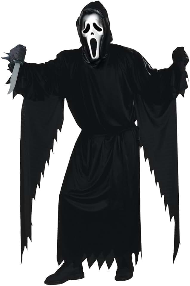 Scream Ghost Face Adult Costume One Size Halloween Fancy Dress