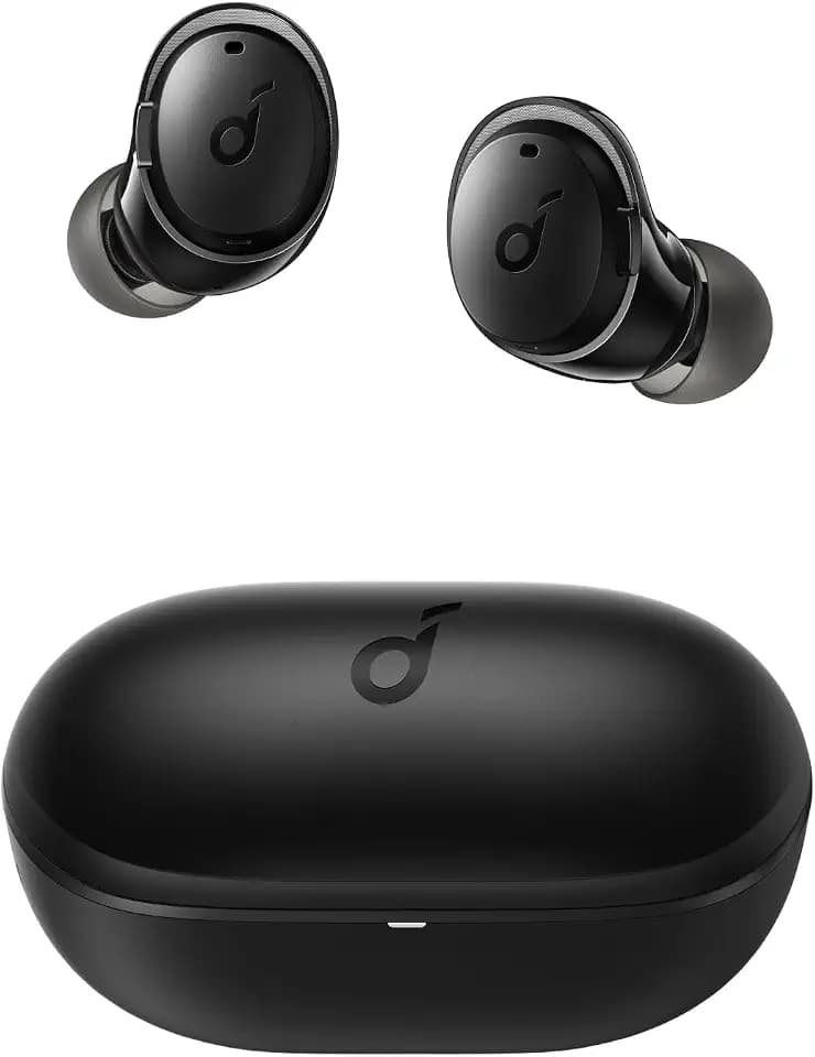 soundcore by Anker A3i Earbuds mit Geräuschunterdrückung, Intensiver Bass, Hybrid ANC, Anrufe mit 4 Mikrofonen und K.I, 36H Wiedergabe, Schnelllademodus, Bluetooth 5.2, 22 Individuelle EQ