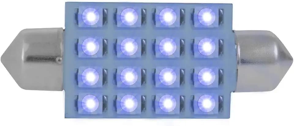 GG Grand General 76101 Blue Light Bulb (211-2 16-LED Festoon Dome, 12V)