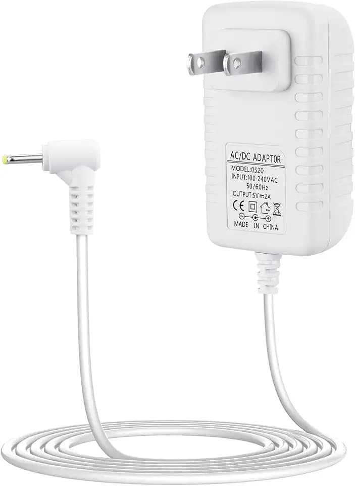 Charger for Infant Optics DXR8 PRO Monitor Unit, Round-Pin Power Cord