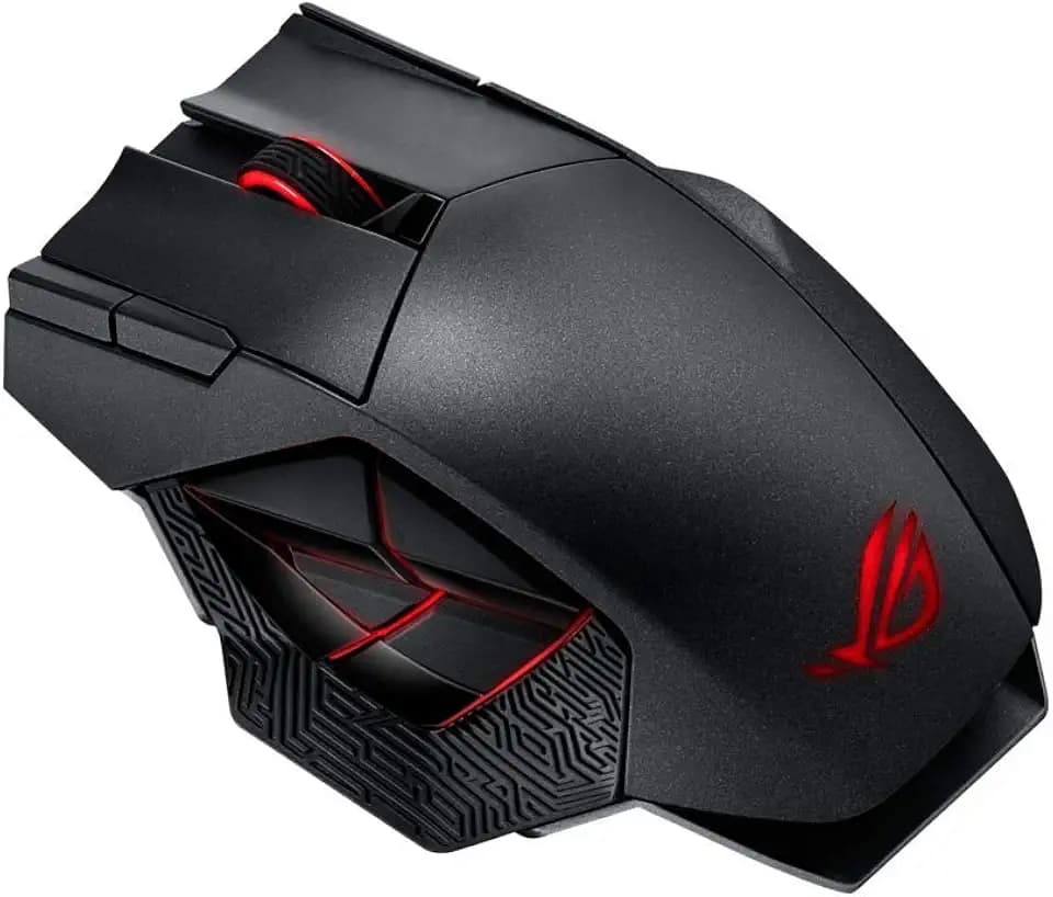 Asus 90MP00A1-B0UA00 RF Kabellos und USB Laser 8200DPI rechts Maus schwarz