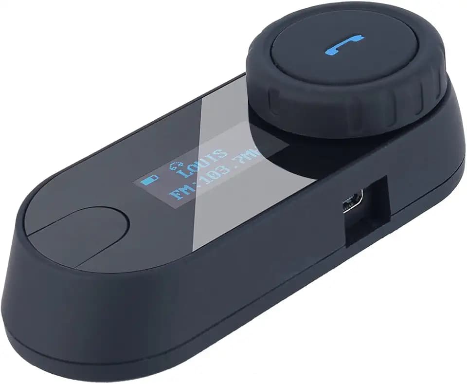 FreedConn Motorcycle Bluetooth Headset TCOM SC Helmet Intercom with LCD Display Motorcycle Communication Systems 3 Riders Paring 800M 2 Riders Talking Universal Fitment/Music Sharing/FM/Hard&Soft Mic