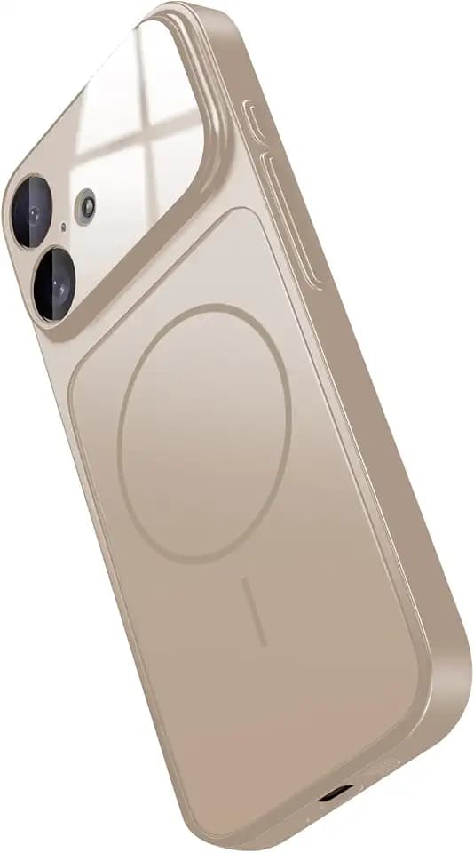 [Transform into an for iPhone 17] for iPhone 12 Magnetic Case with Camera Lens Protector, Matte Texture,Military Grade Shockproof Protection Outdoor Phone Case for iPhone 12