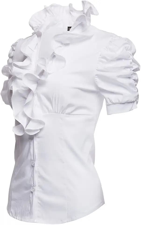 Laeticia Dreams Damen Bluse Kurzarm S M L XL XXL XXXL