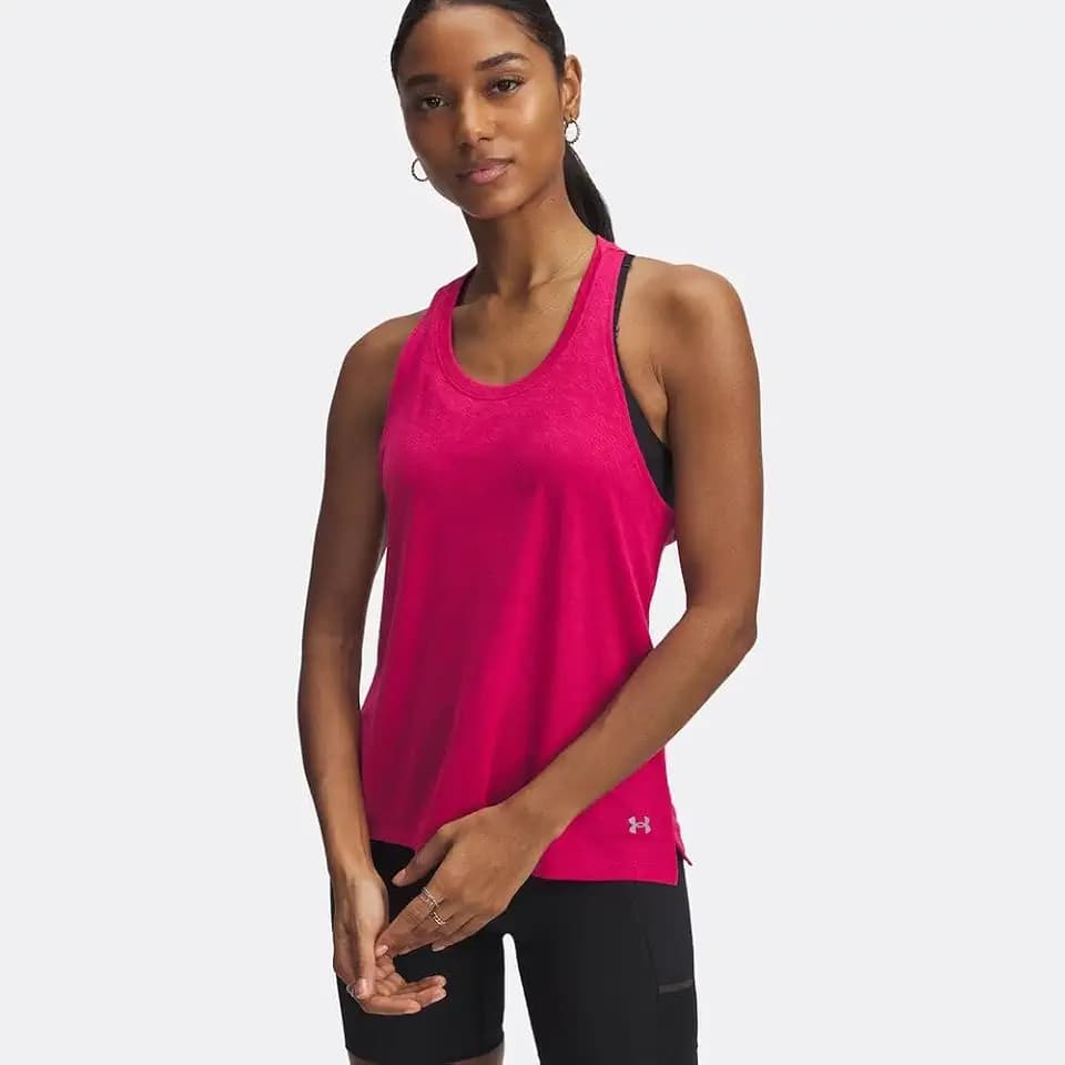 Under Armour Damen Ua Launch Camo Singlet Weste