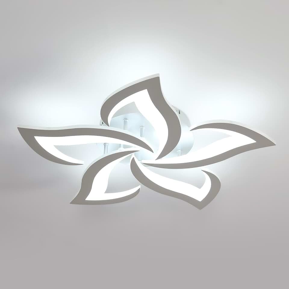 SENIQU Deckenlampe LED Deckenleuchte Wohnzimmer, 60W Schlafzimmerlampe