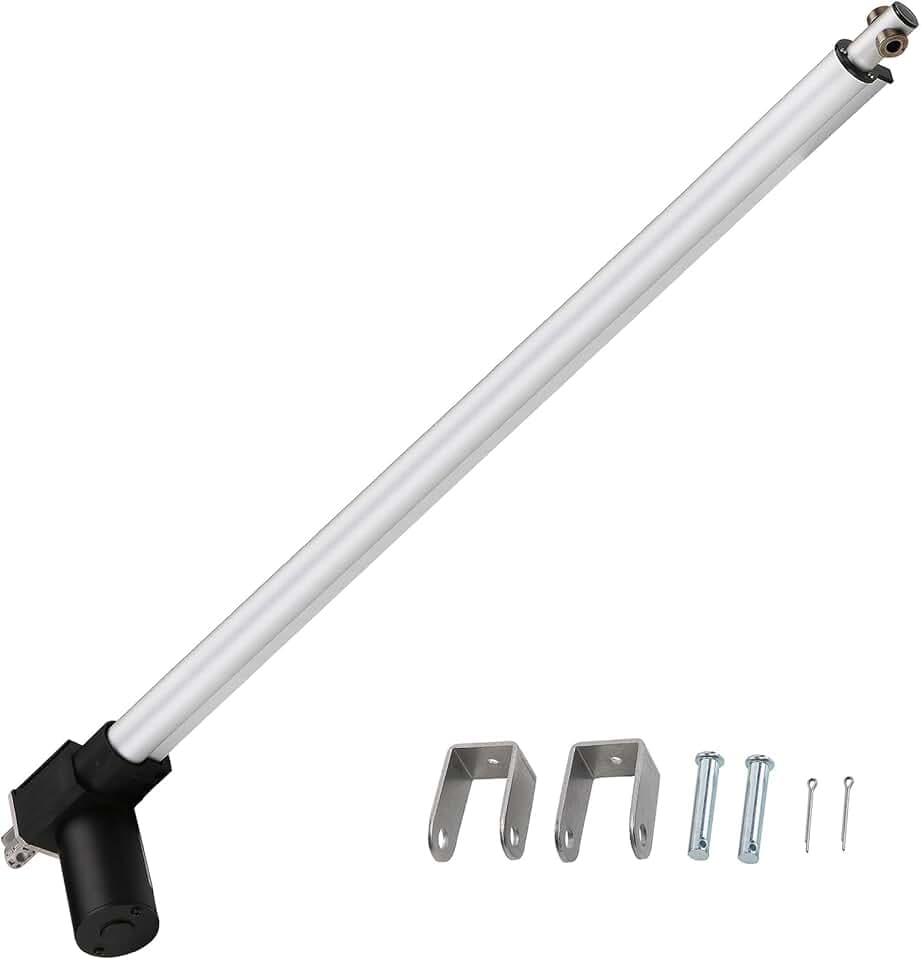 Linearantrieb DC 24V 6000N 1000mm Linearmotor Linear Actuator Lineartechnik-Aktuatoren für Medizinische,Automobil, Elektrische Türöffner,Lifting Sofa(4mm/s)