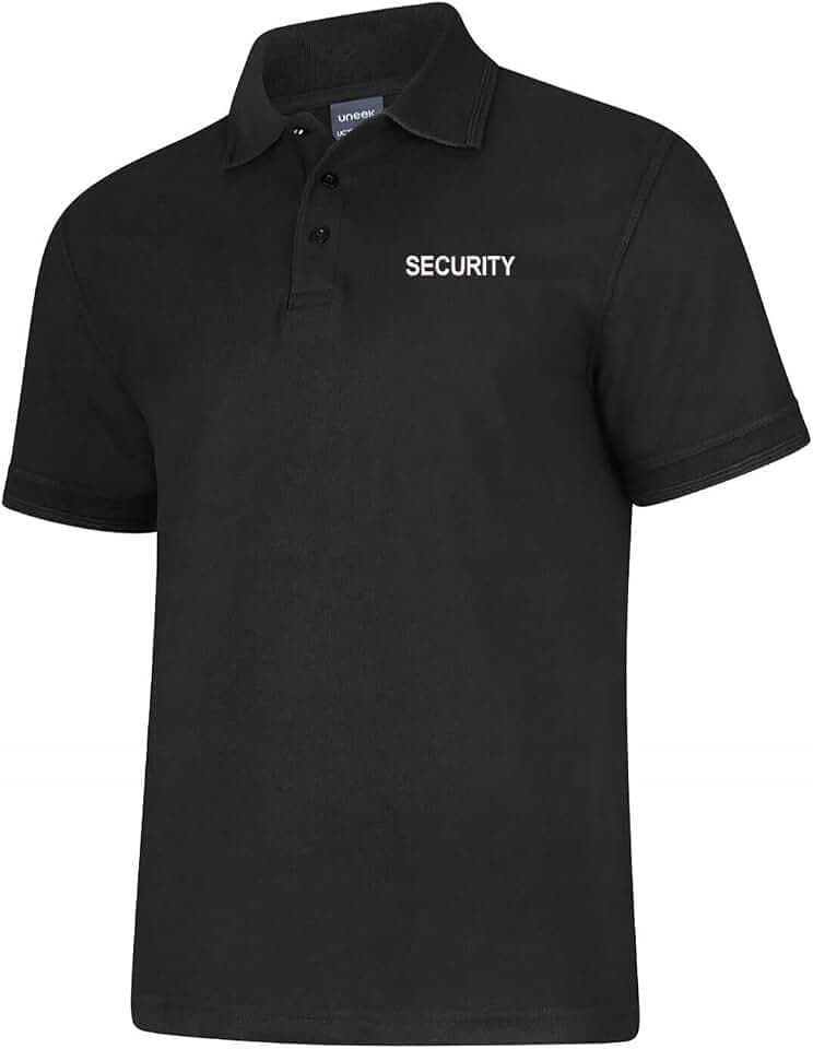 Besticktes Sicherheitspoloshirt, Schwarz, Größe XS-8XL