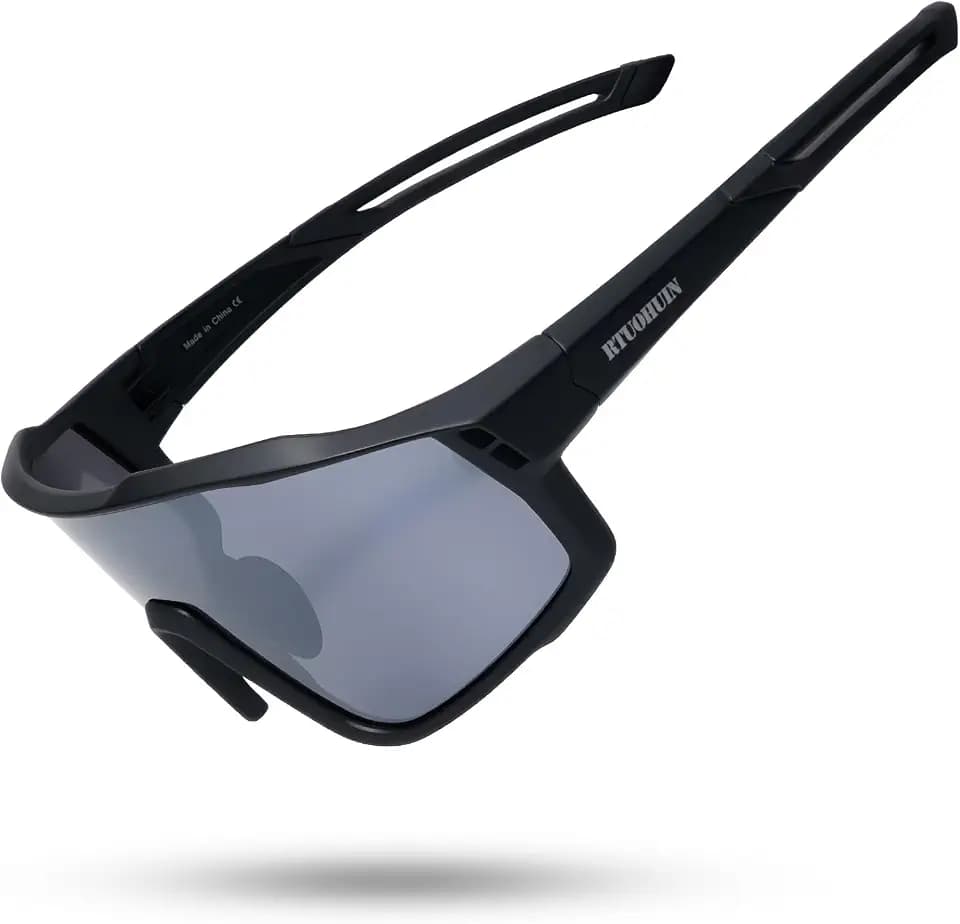 Polarisiert Fahrradbrille UV400-Schutz Sport Sonnenbrille TR90 Flexiblem Rahmen Hochwertig Schnelle Schutzbrille für Kinder Herren und Damen