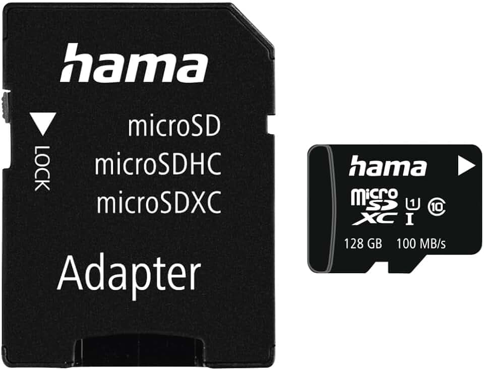 Hama microSD | microSDHC | microSDXC Karte 128GB, 100MB/s, Class 10