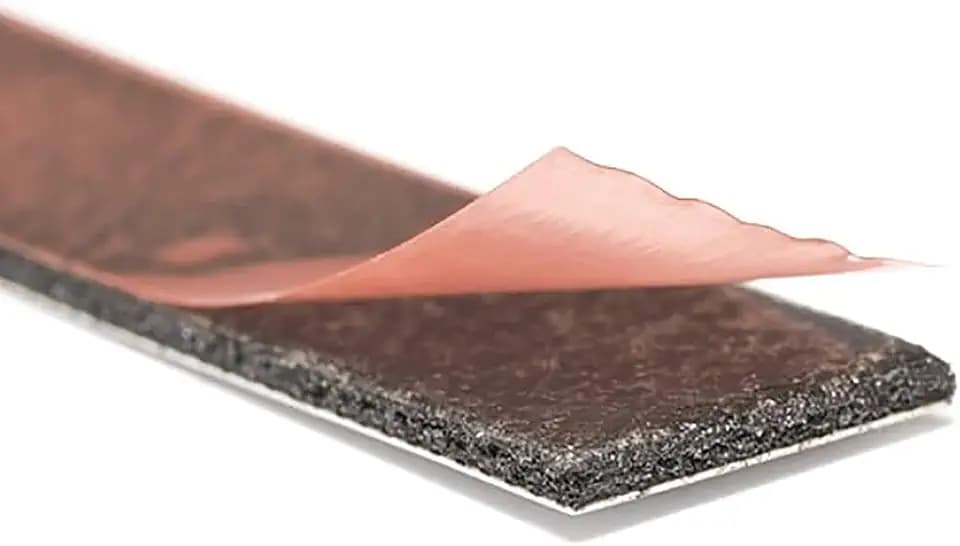 Brandschutzquellstreifen selbstklebend 5000x10x1,8mm PLPSK - intumeszierender Quellstreifen für Türen Fugen und Brandschutzsysteme, anthrazit