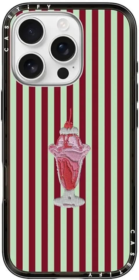 CASETiFY Magnetic for iPhone 16 Pro Case, PC/TPU Compact Case, Black Bumper