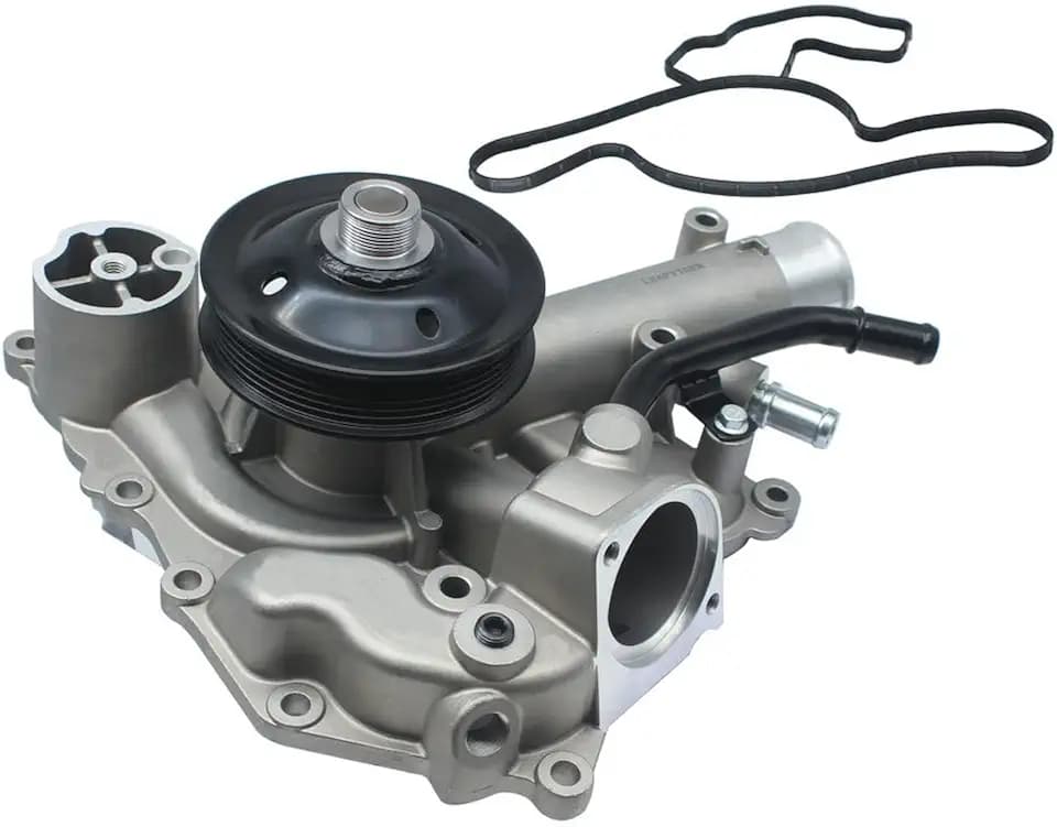Engine Water Pump Kit with Gasket for 2009-2020 RAM 1500, 2009-2018 RAM 2500, 2011-2018 RAM 3500, 2009 Dodge Durango Chrysler Aspen, 5.7L V8 HEMI, OEM Replacement 68346912AA AW6341