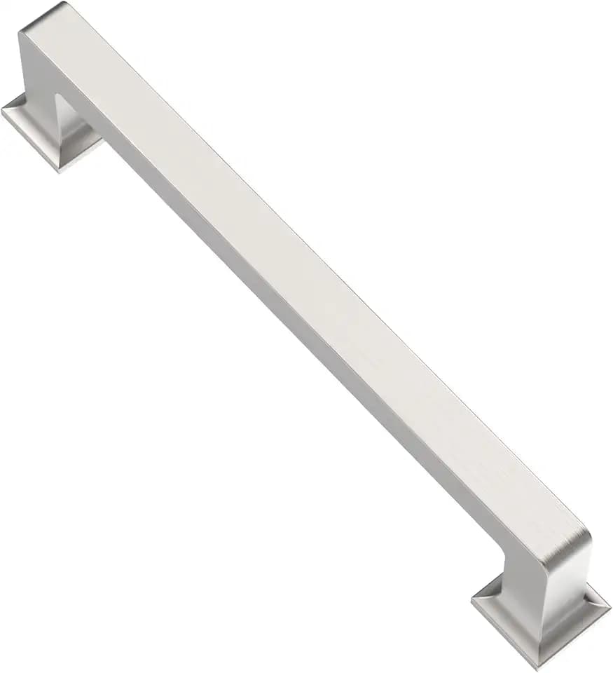 Alzassbg 5" Brushed Satin Nickel Cabinet Pulls 10 Pack, AL3046SN