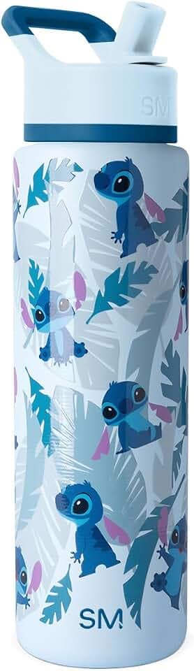 Simple Modern Disney Stitch Water Bottle with Straw | 30oz | Lilo & Stitch
