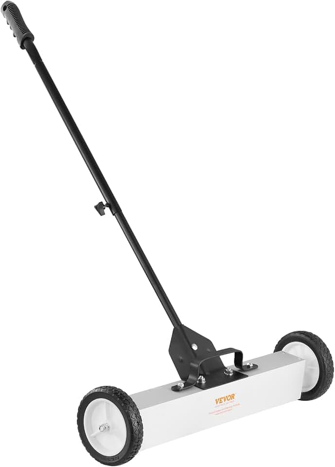 VEVOR Telescoping Magnetic Sweeper 24-inch Large Screws Nails Metals Finder