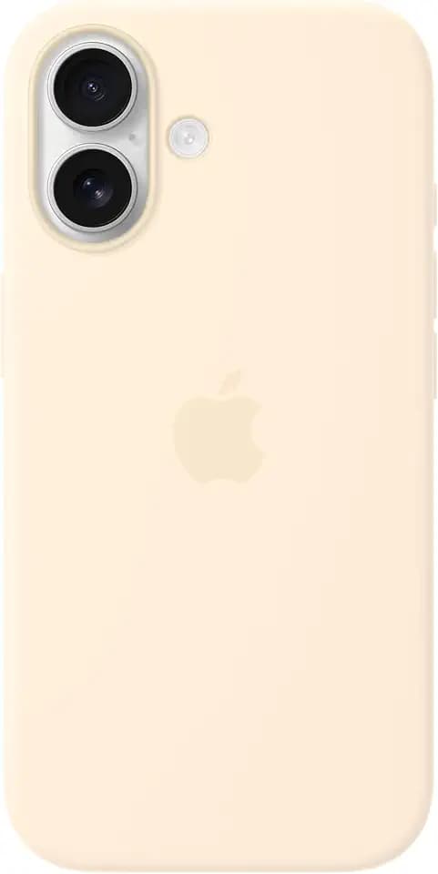 Apple iPhone 17 Silicone Case with MagSafe and Camera Control: Lightweight Phone Case, Wireless Charging Compatible, Smooth Matte Finish; Vanilla ​​​​​​​
