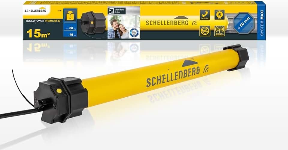 Schellenberg 21241 Funk-Rollladenmotor Premium 40 Nm Maxi
