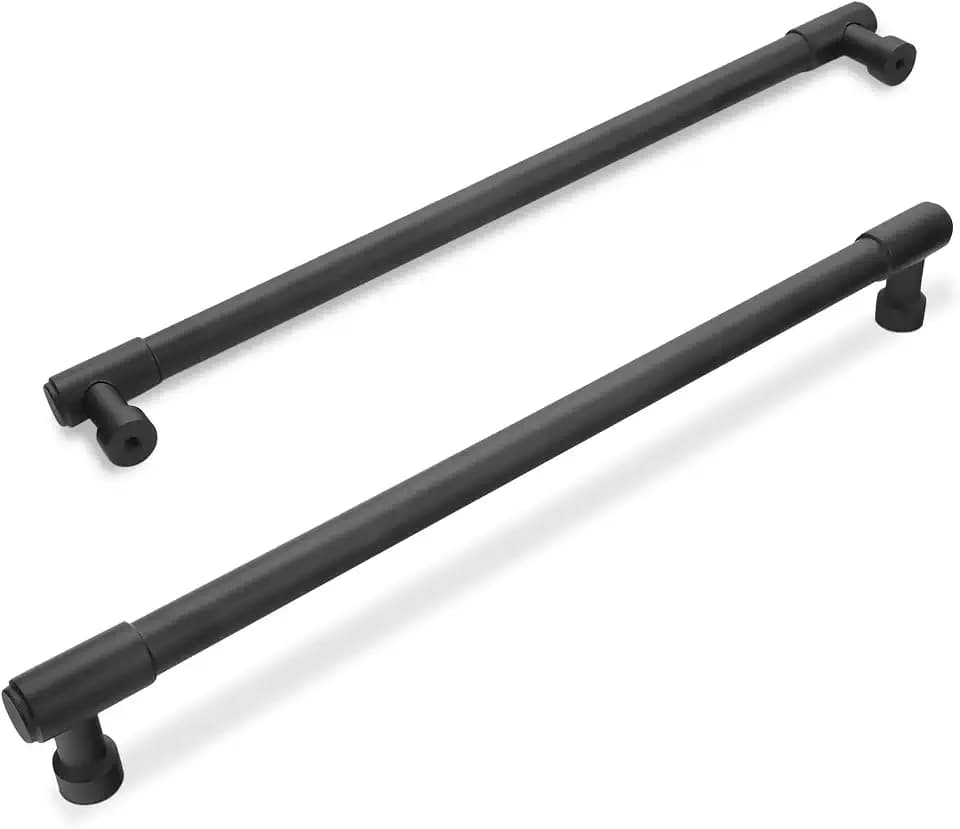 6 Pack Matte Black Cabinet Pulls 10 Inch Hole Centers Kitchen Cabinet Handles Black Drawer Pulls