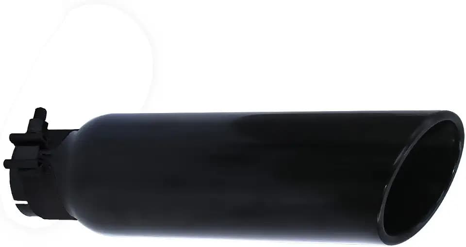 Go Rhino Exhaust Tip | Stainless Steel, Black | GRT234414B | Fits 2 ¾" Diameter Exhaust Tubes