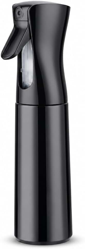 GRIFEMA Sprühflasche 300 ml Schwarz, Wasserzerstäuber
