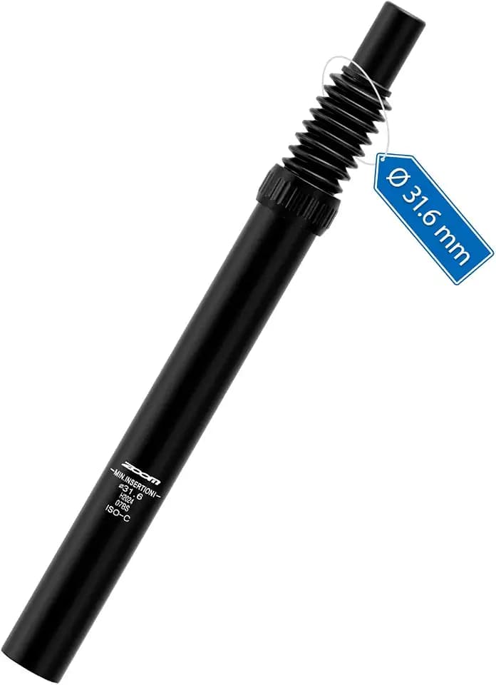 Zoom Bike Suspension Seatpost 27.2/30.9/31.6 x 350 mm, Shock Absorbing
